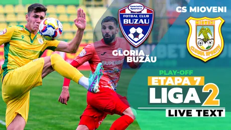 Gloria Buzău învinge CS Mioveni și scoate trupa argeșeană din calculele pentru al doilea loc direct promovabil în SuperLigă