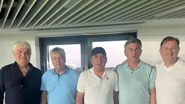Imaginea serii de la România U19 – Danemarca U19 3-0: Gică Hagi, Mircea Lucescu, Ioan Andone şi Ionuț Lupescu au văzut triumful categoric