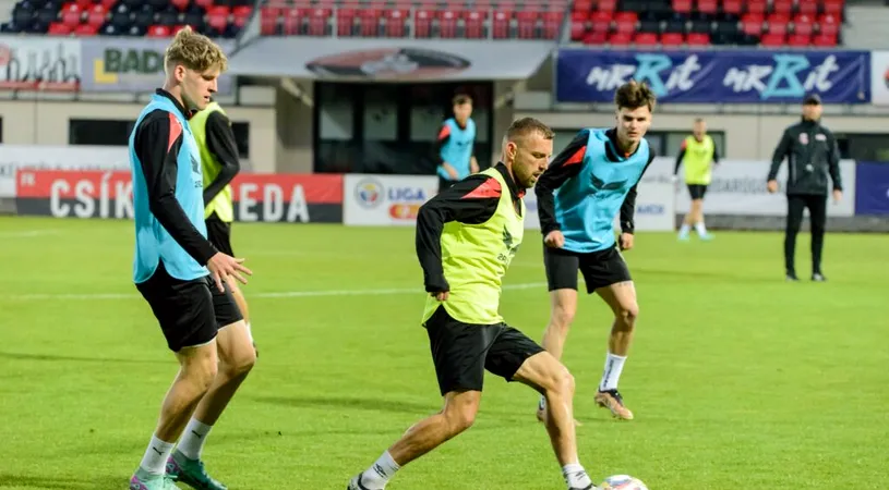 ”Urmează cel mai important meci din istoria clubului.” Robert Ilyeș a vorbit înaintea turului cu Dinamo și are încredere în jucătorii Ciucului: ”S-au antrenat sută la sută”