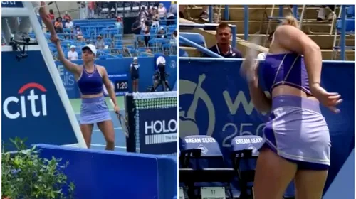 Simona Halep riscă să piardă aproape toți banii câștigați după calificarea în optimi la Washington! Reacția care îi poate aduce o amendă usturătoare | FOTO