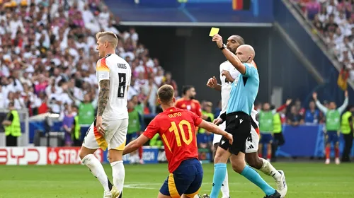 Cea mai mică notă din istoria EURO 2024: centralul Taylor a primit 1 pentru prestația din Spania – Germania 2-1! „Arbitraj apocaliptic”